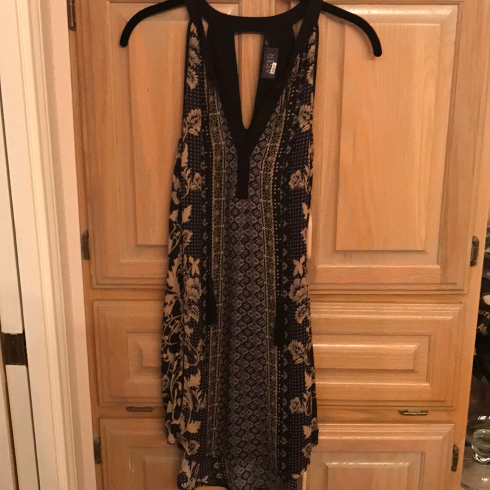 Blue patterned Astr dress